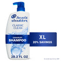 Head & Shoulders Classic Clean Dandruff Shampoo 1% Pyrithione Zinc 28.2 fl oz