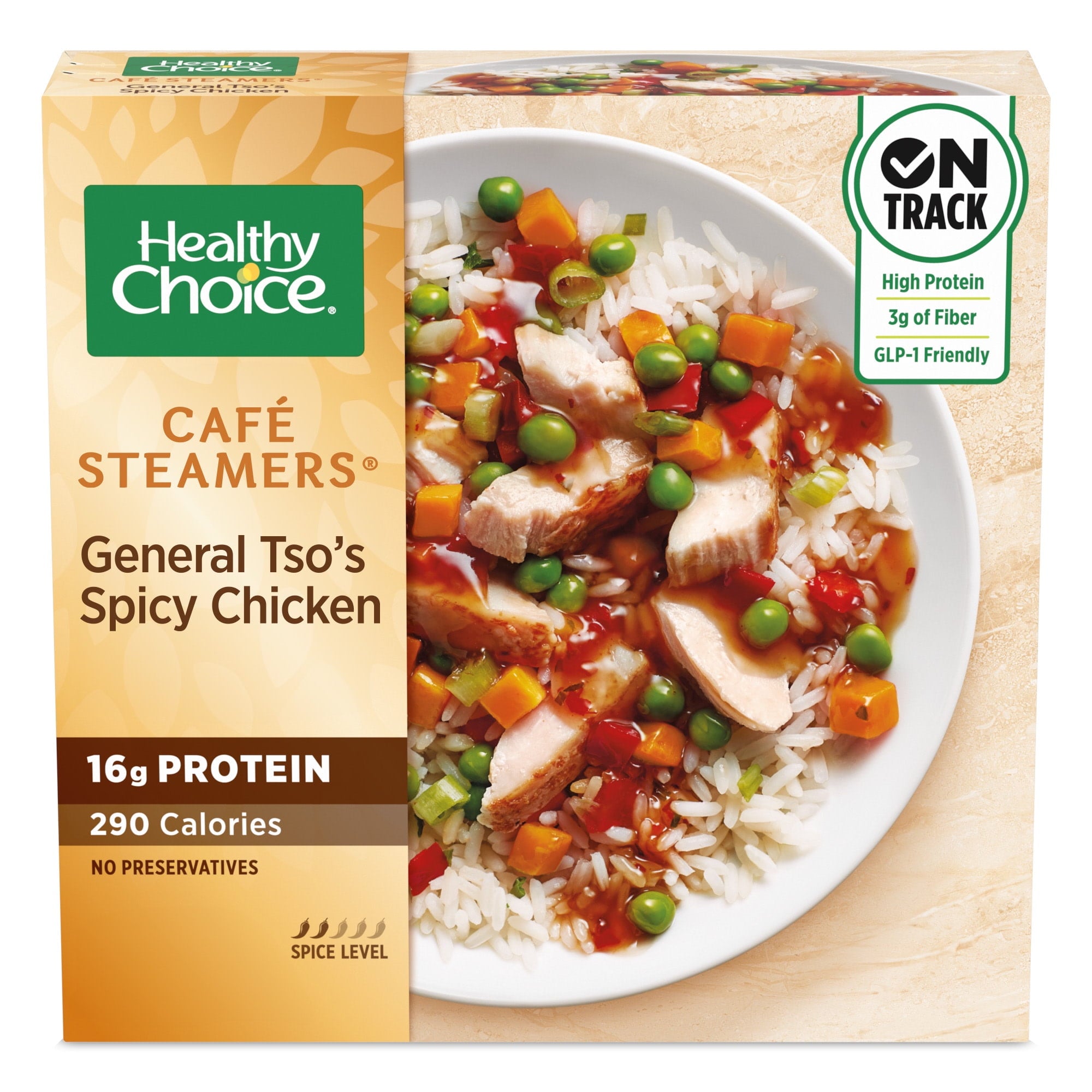 Healthy Choice Cafe Steamers General Tso's Spicy Chicken Frozen Meal 10.3 Oz