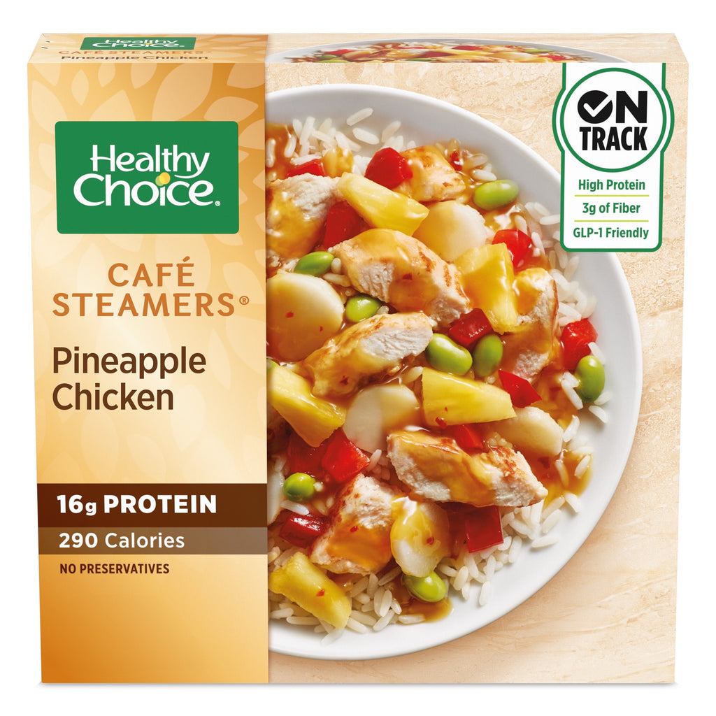 Healthy Choice Cafe Steamers Pineapple Chicken Frozen Meal 9.9 Oz