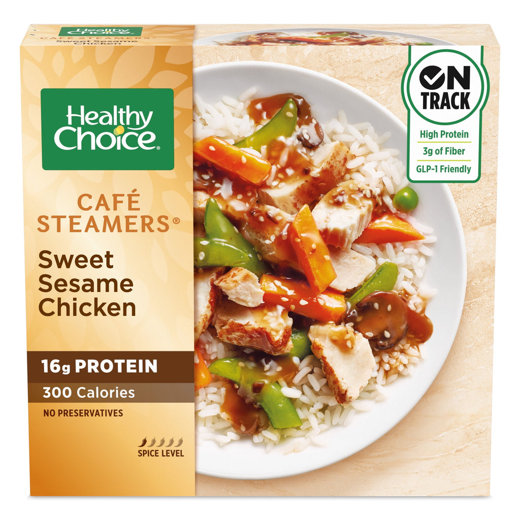 Healthy Choice Cafe Steamers Sweet Sesame Chicken Frozen Meal 9.75 Oz