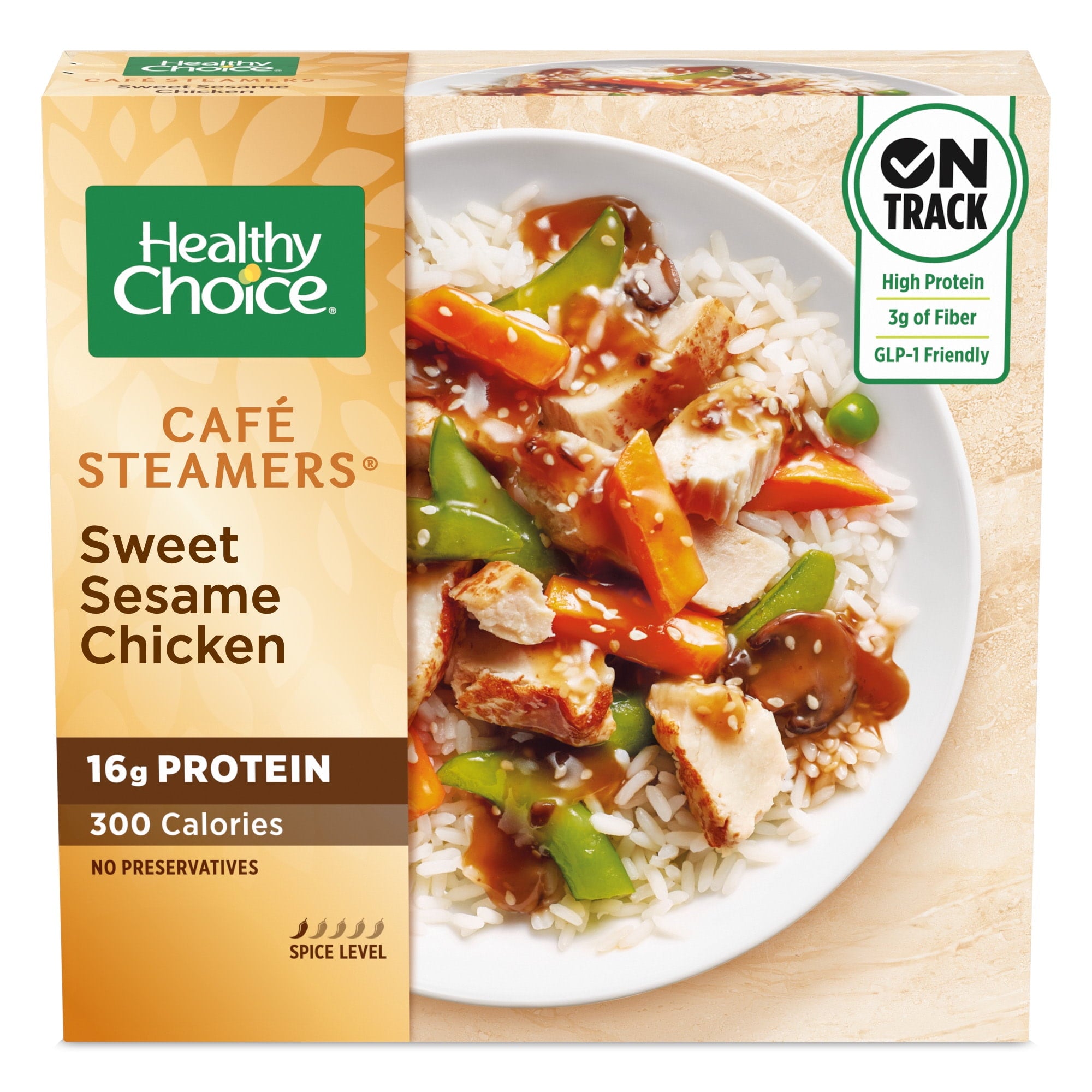 Healthy Choice Cafe Steamers Sweet Sesame Chicken Frozen Meal 9.75 Oz