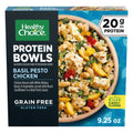 Healthy Choice Protein Bowls Basil Pesto Chicken Frozen Meal 9.25 Oz