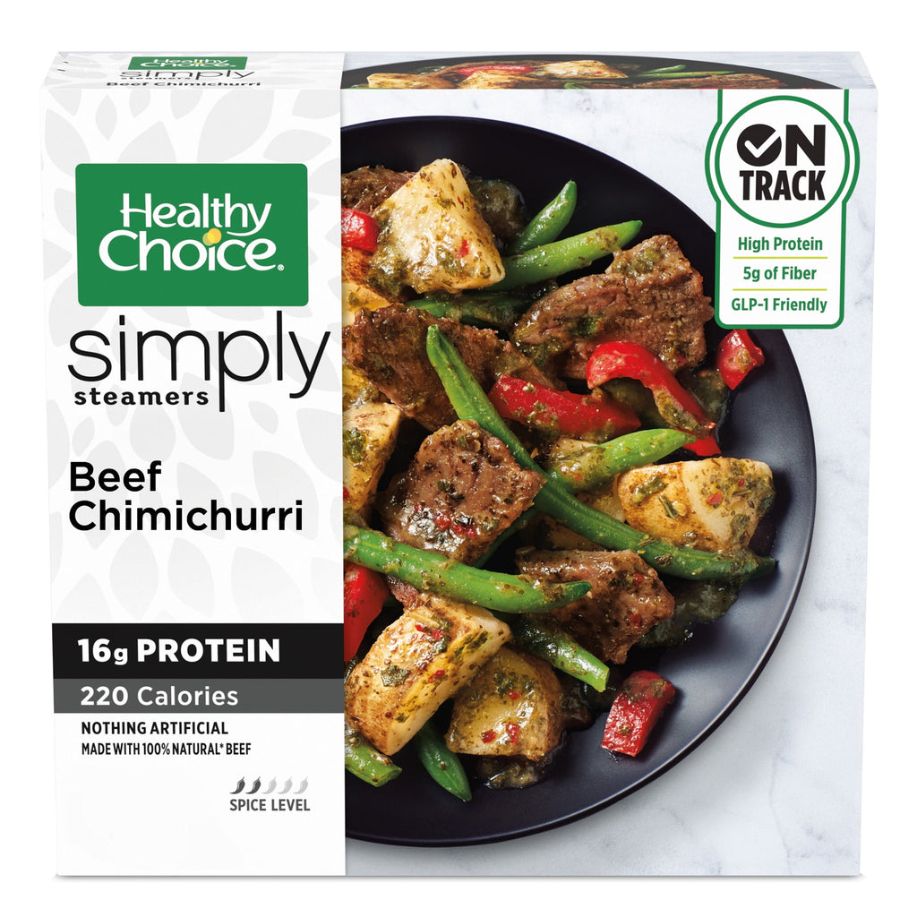 Healthy Choice Simply Steamers Beef Chimichurri Frozen Meal 9 Oz
