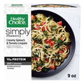 Healthy Choice Simply Steamers Creamy Spinach & Tomato Linguini Frozen Meal 9 Oz