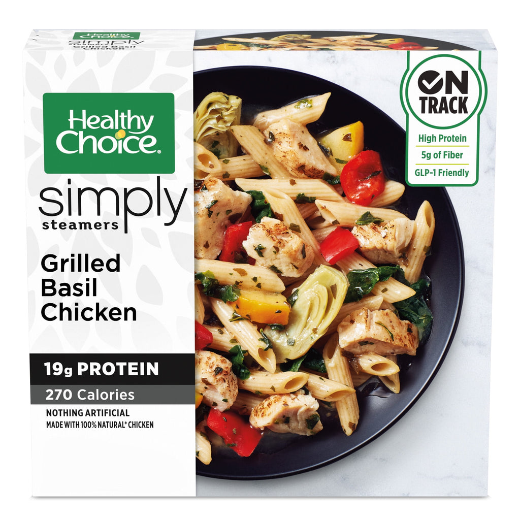 Healthy Choice Simply Steamers Grilled Basil Chicken Frozen Meal 9.9 Oz