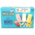 Helados Mexico Minis Strawberry Coconut Mango Ice Cream Bars Variety Pack 12 Count 18 Fl Oz