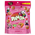 Meiji Hello Panda Strawberry Crème Cookies, Bite-Sized Kids Snack, 7oz Resealable Pouch