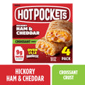 Hot Pockets Ham and Cheddar Croissant Crust Frozen Sandwiches 18 Oz 4 Count