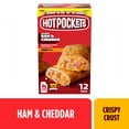 Hot Pockets Hickory Ham and Cheddar Cheese Crispy Crust Frozen Sandwich 54 Oz