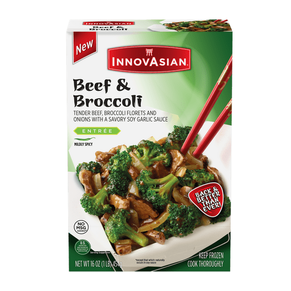 InnovAsian Cuisine Beef & Broccoli Frozen Meal 16 Oz