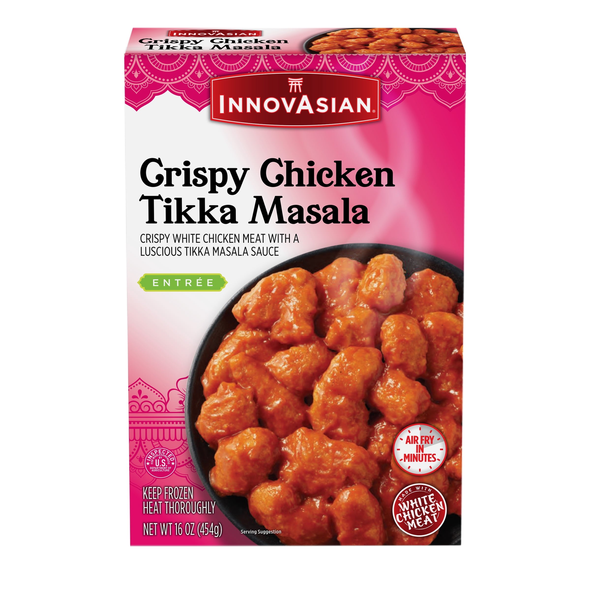 InnovAsian Cuisine Crispy Chicken Tikka Masala Frozen 16 Oz