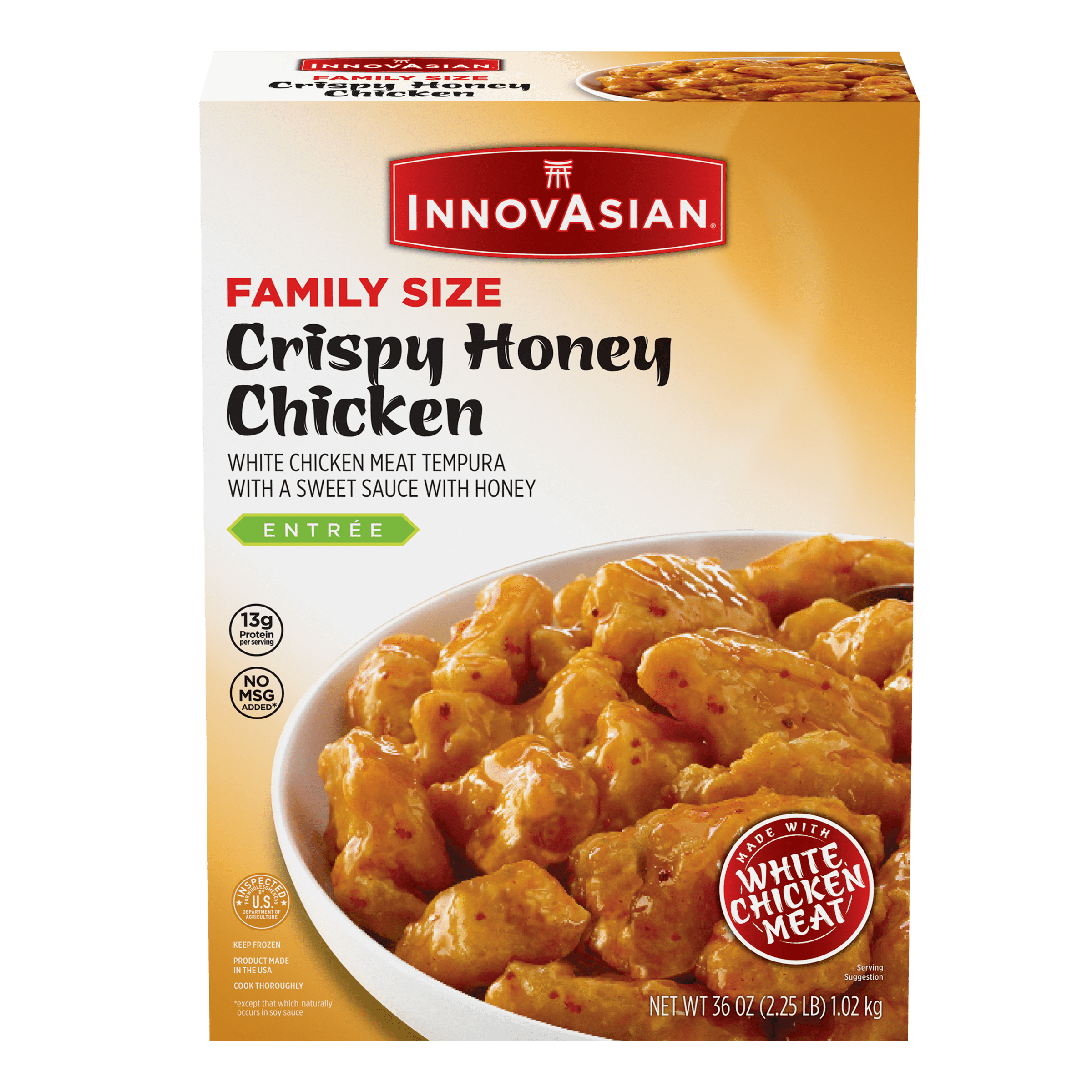 InnovAsian Cuisine Crispy Honey Chicken Frozen Meal 36 Oz