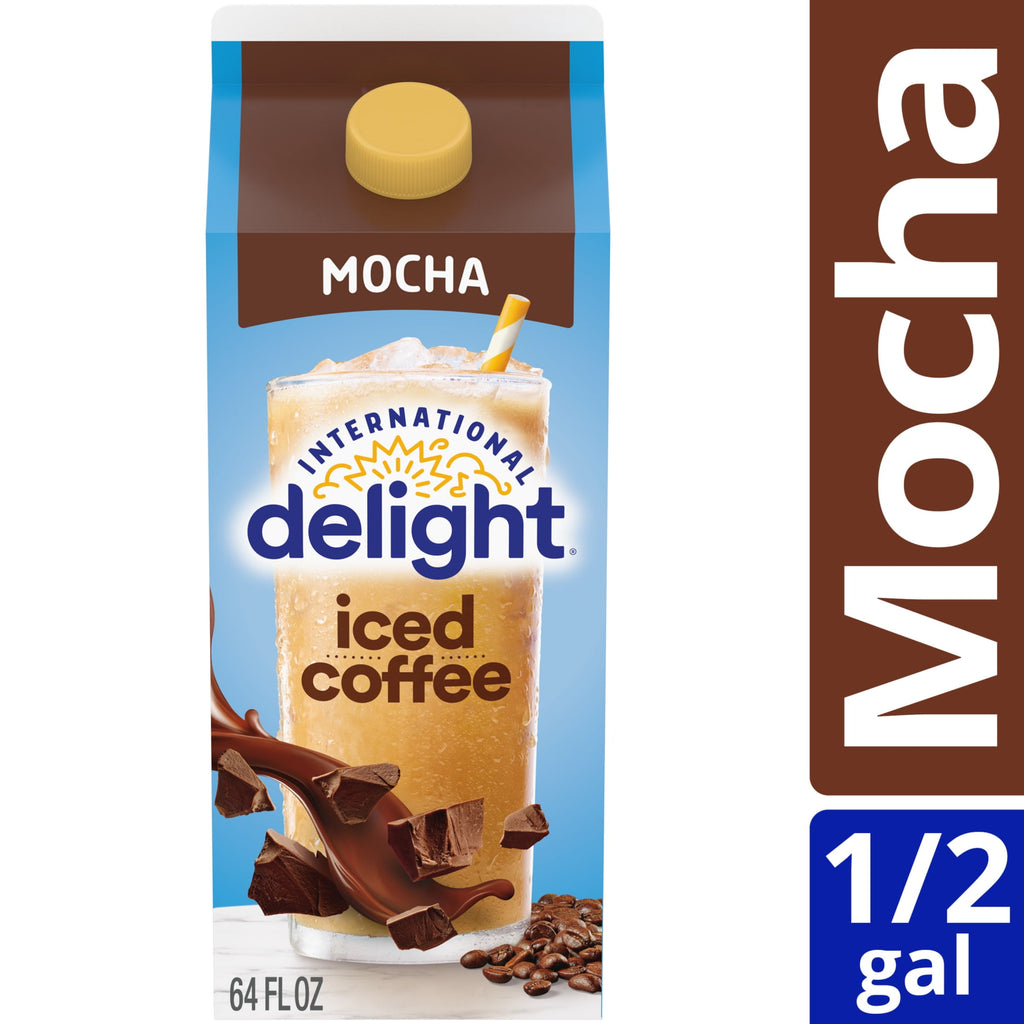 International Delight Mocha Naturally Caffeinated Light Roast Iced Coffee 64 fl oz Carton