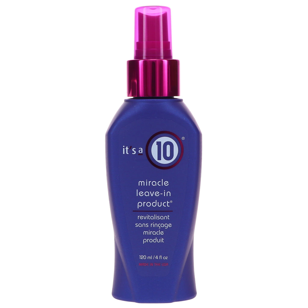 It's a 10 Miracle Leave-In Conditioner Spray Repairs + Adds Shine for All Hair Types 4 oz