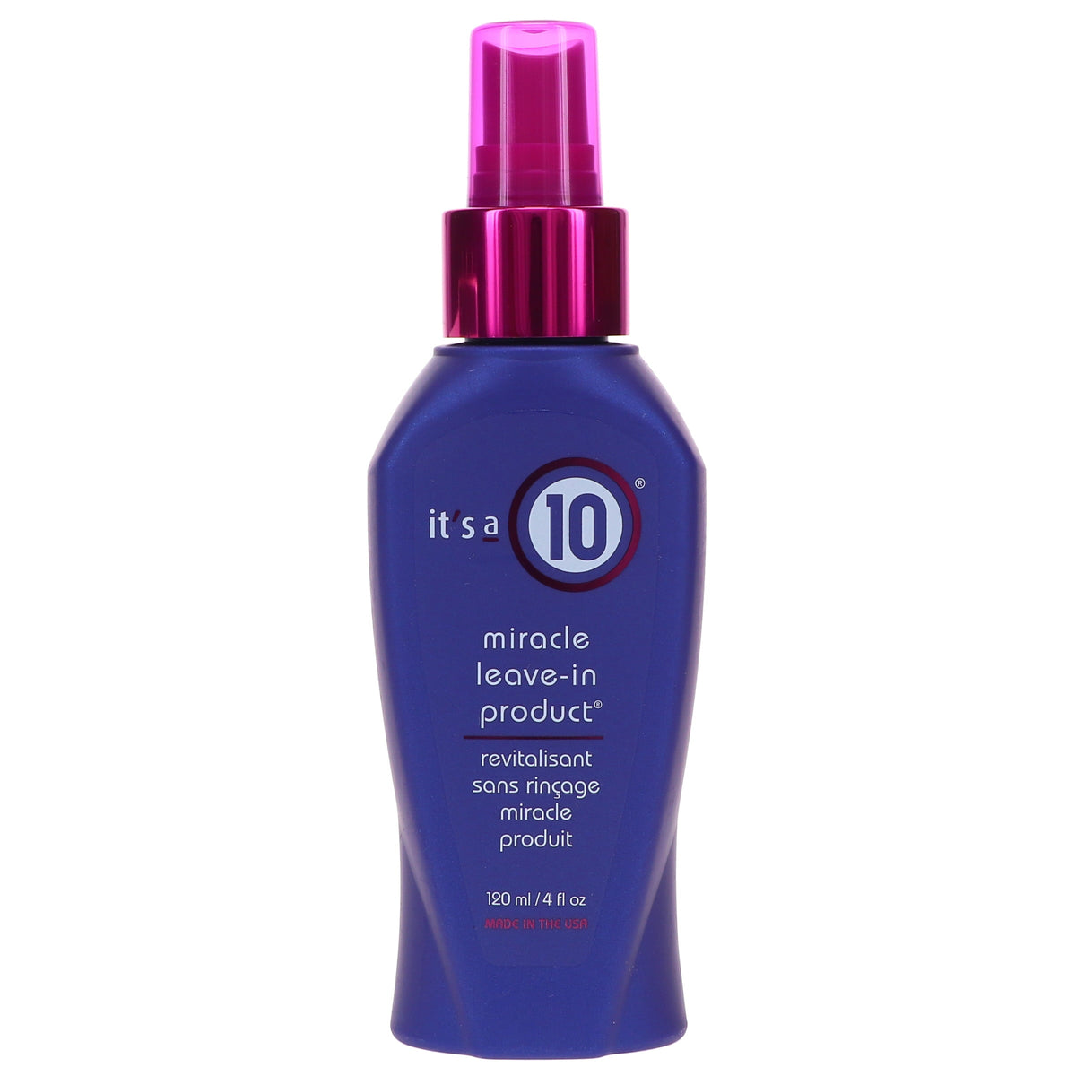 It's a 10 Miracle Leave-In Conditioner Spray Repairs + Adds Shine for All Hair Types 4 oz