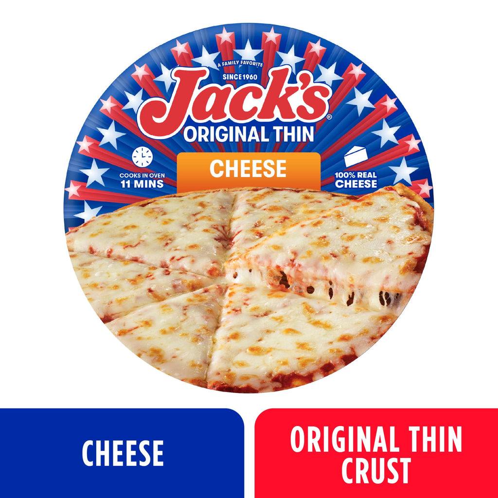 Jack's Original Thin Crust Cheese Pizza Frozen 13.8 Oz