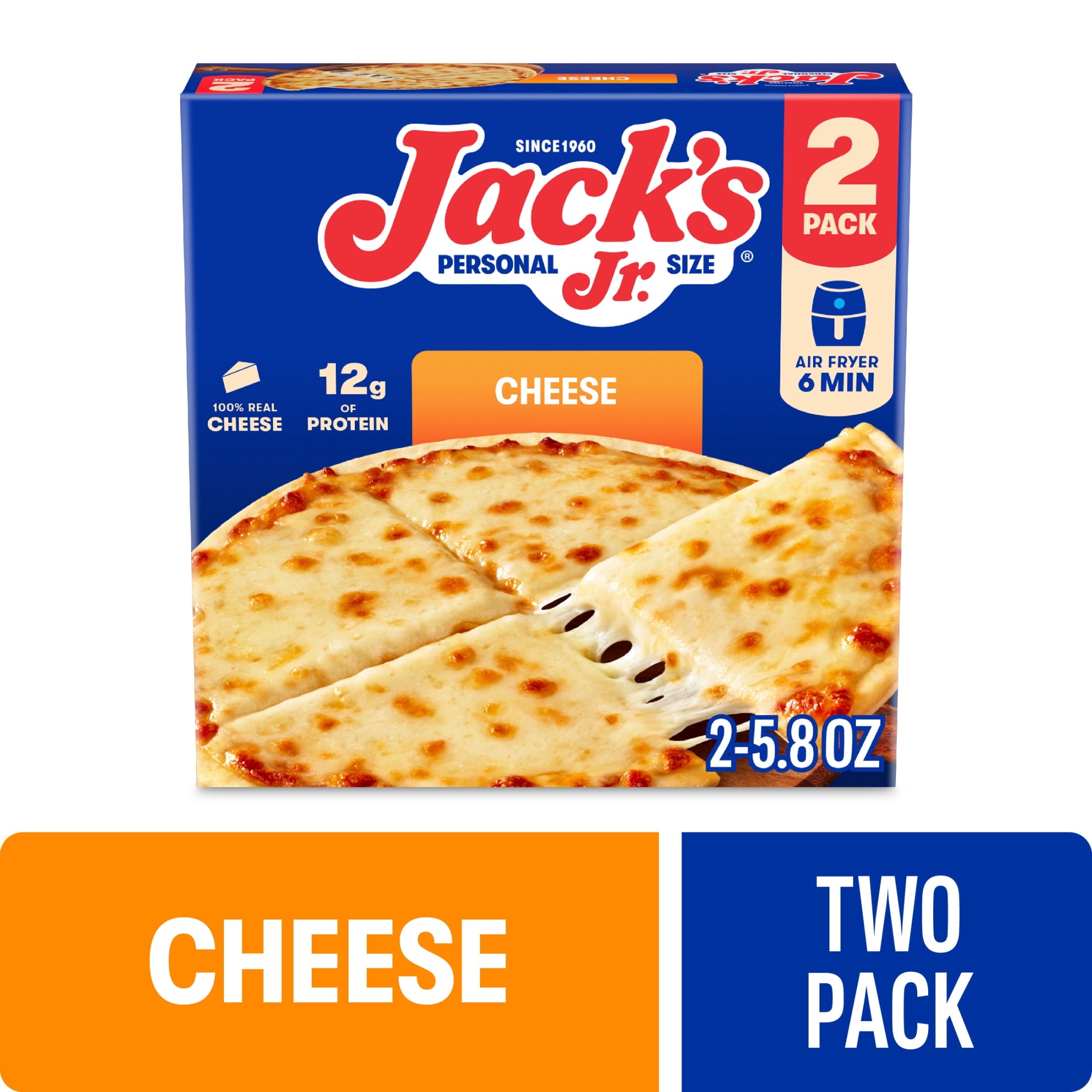 Jack's Cheese Pizza Frozen Personal 11.6 Oz 2 Pack