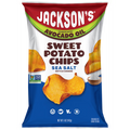 Jackson's Sweet Potato Kettle Chips with Sea Salt, Avocado Oil, Free of Top 9 Allergens, 5 oz