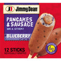 Jimmy Dean Blueberry Pancakes & Sausage On A Stick Frozen 30 Oz 12 Count