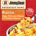 Jimmy Dean Eggs Potatoes Bacon Cheddar Breakfast Bowl Frozen 7 Oz