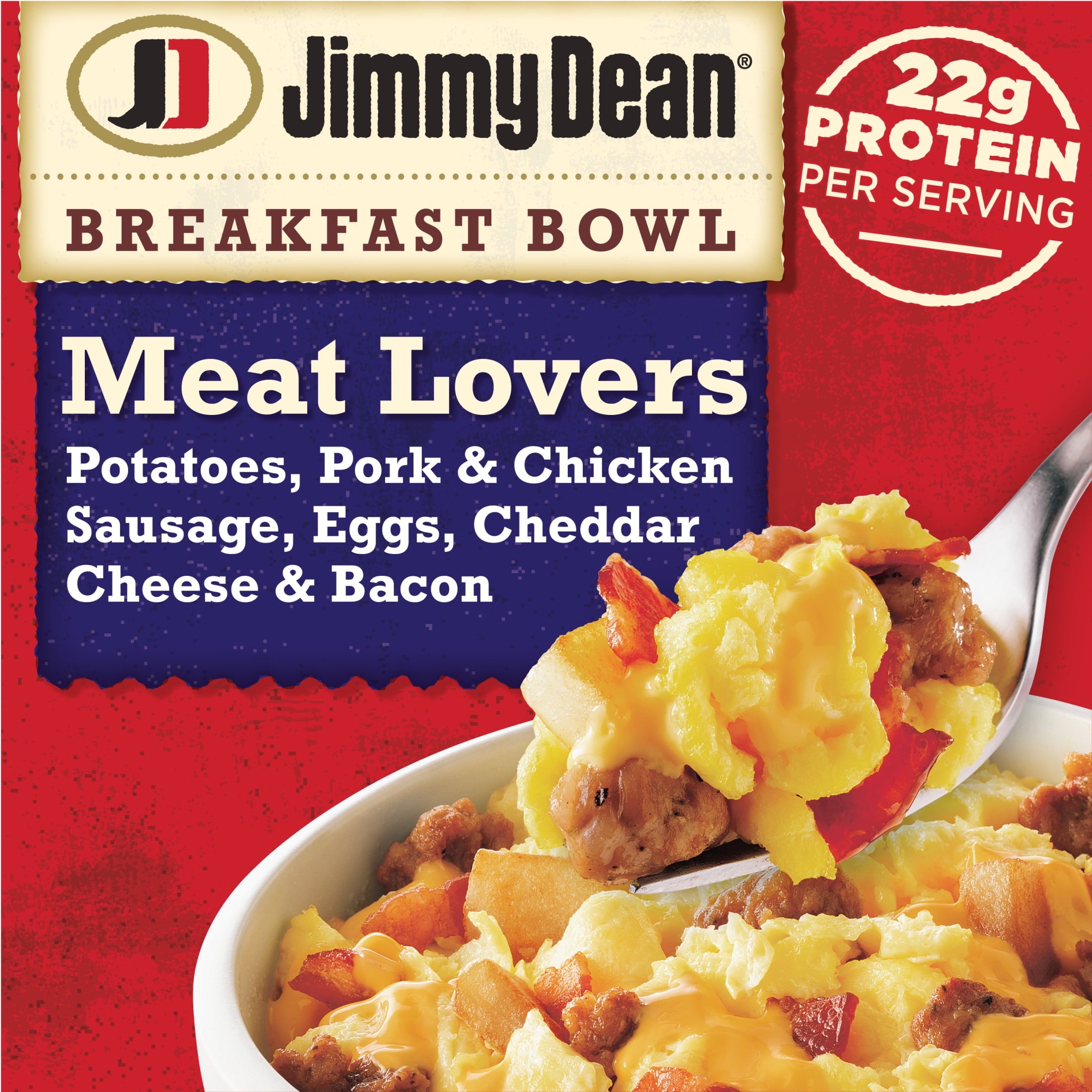 Jimmy Dean Meat Lovers Breakfast Bowl Frozen 7 Oz