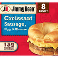 Jimmy Dean Sausage Egg & Cheese Croissant Frozen Breakfast Sandwiches 8 Count 36 Oz