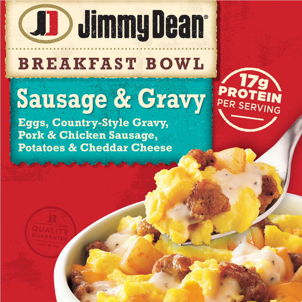 Jimmy Dean Sausage & Gravy Breakfast Bowl Frozen 7 Oz