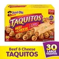 José Olé Beef & Cheese Flour Taquitos Frozen Mexican Food 45 Oz
