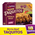 José Olé Birria Beef Taquitos Frozen Mexican Snacks 18 Oz