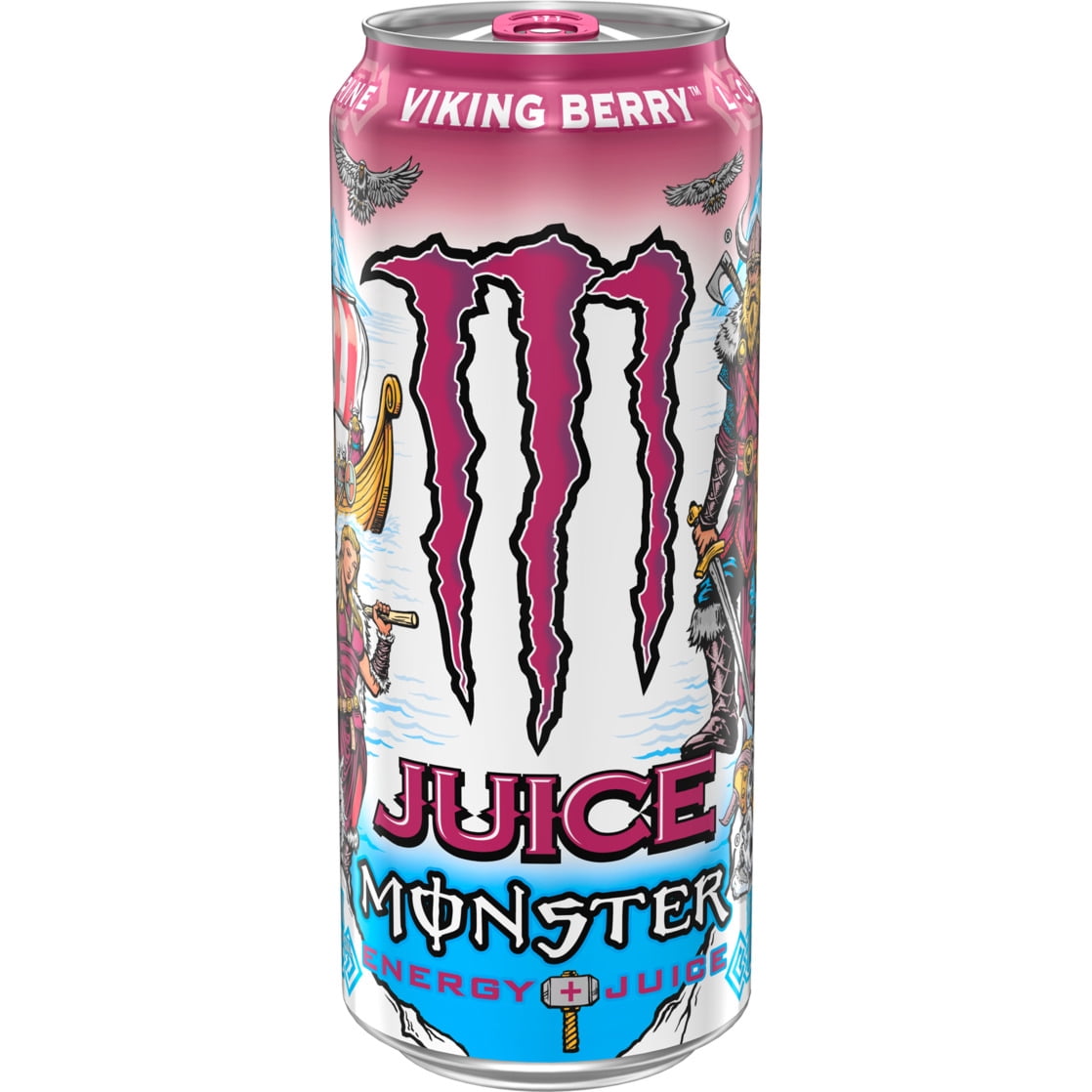 Monster Energy Juice Viking Berry Juice + Energy Drink 16 fl oz Single Can