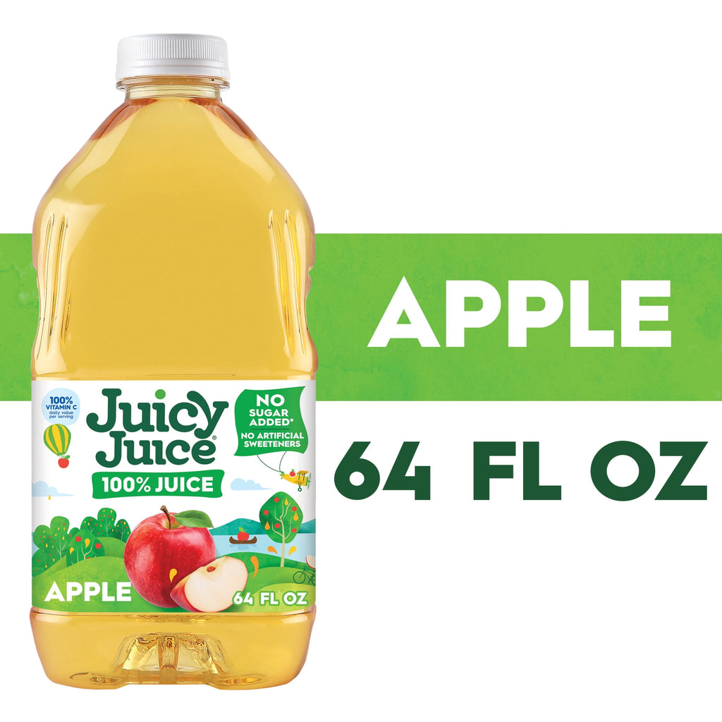 Juicy Juice 100% Apple Juice Pulp-Free 64 fl oz Bottle
