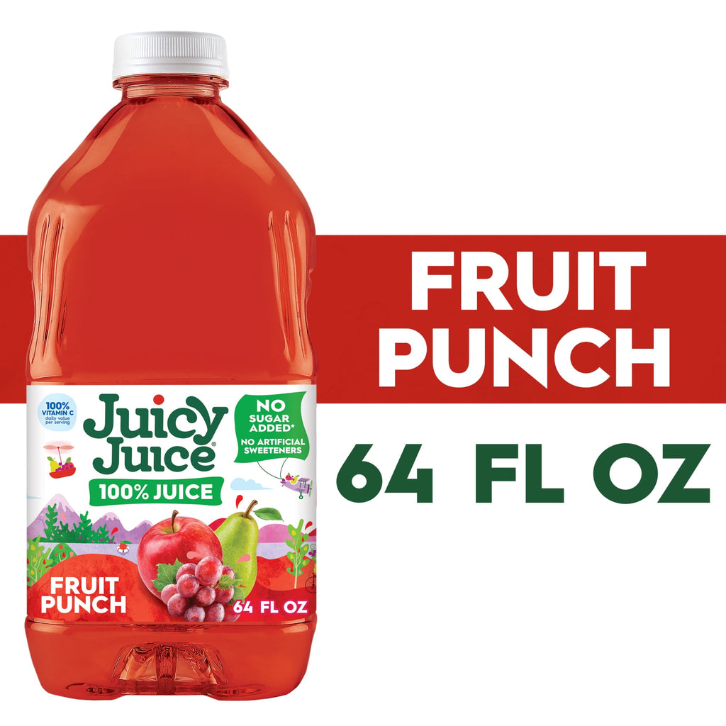 Juicy Juice 100% Fruit Punch Juice 64 fl oz Bottle