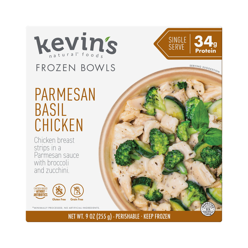 Kevin's Natural Foods Parmesan Basil Chicken Frozen Meal 9.5 Oz