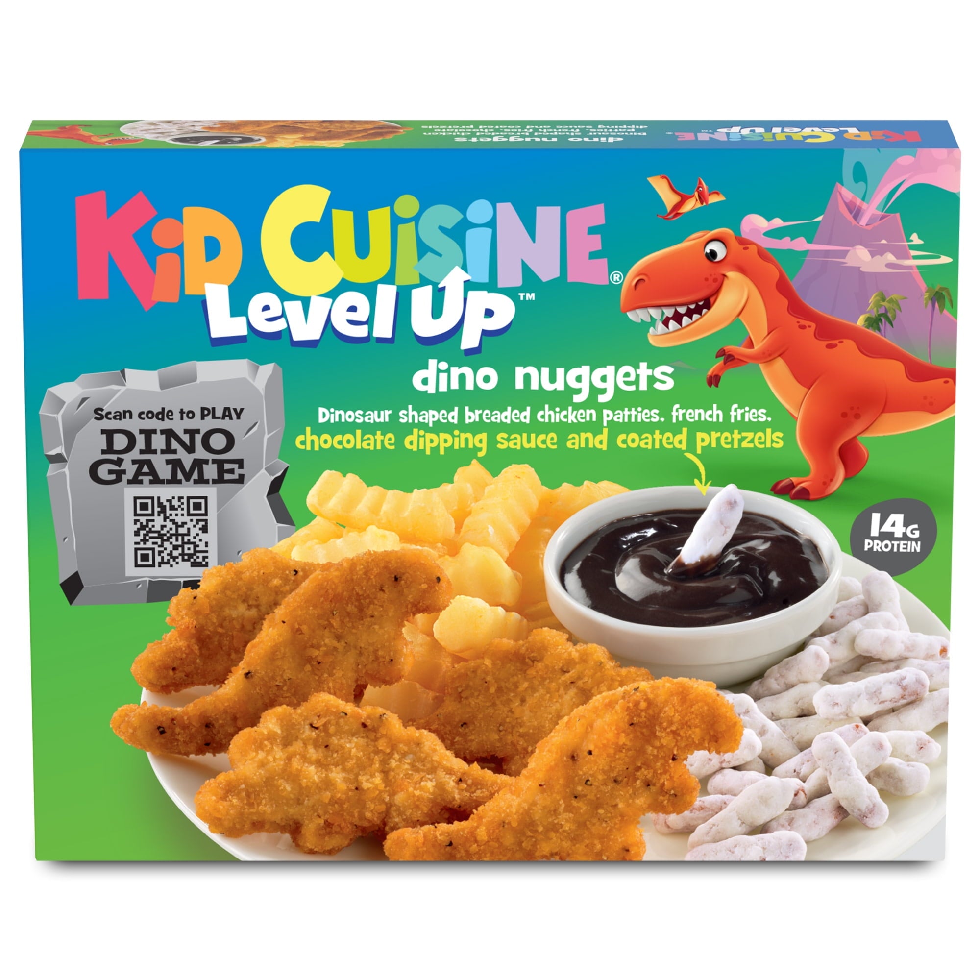 Kid Cuisine Level Up Dino Chicken Nuggets Frozen Meal 9.7 Oz