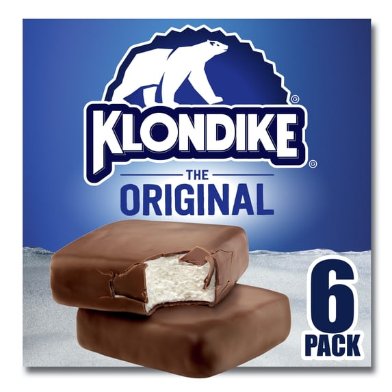 Klondike Original Ice Cream Bars Vanilla & Chocolate 6 Count 27 Fl Oz