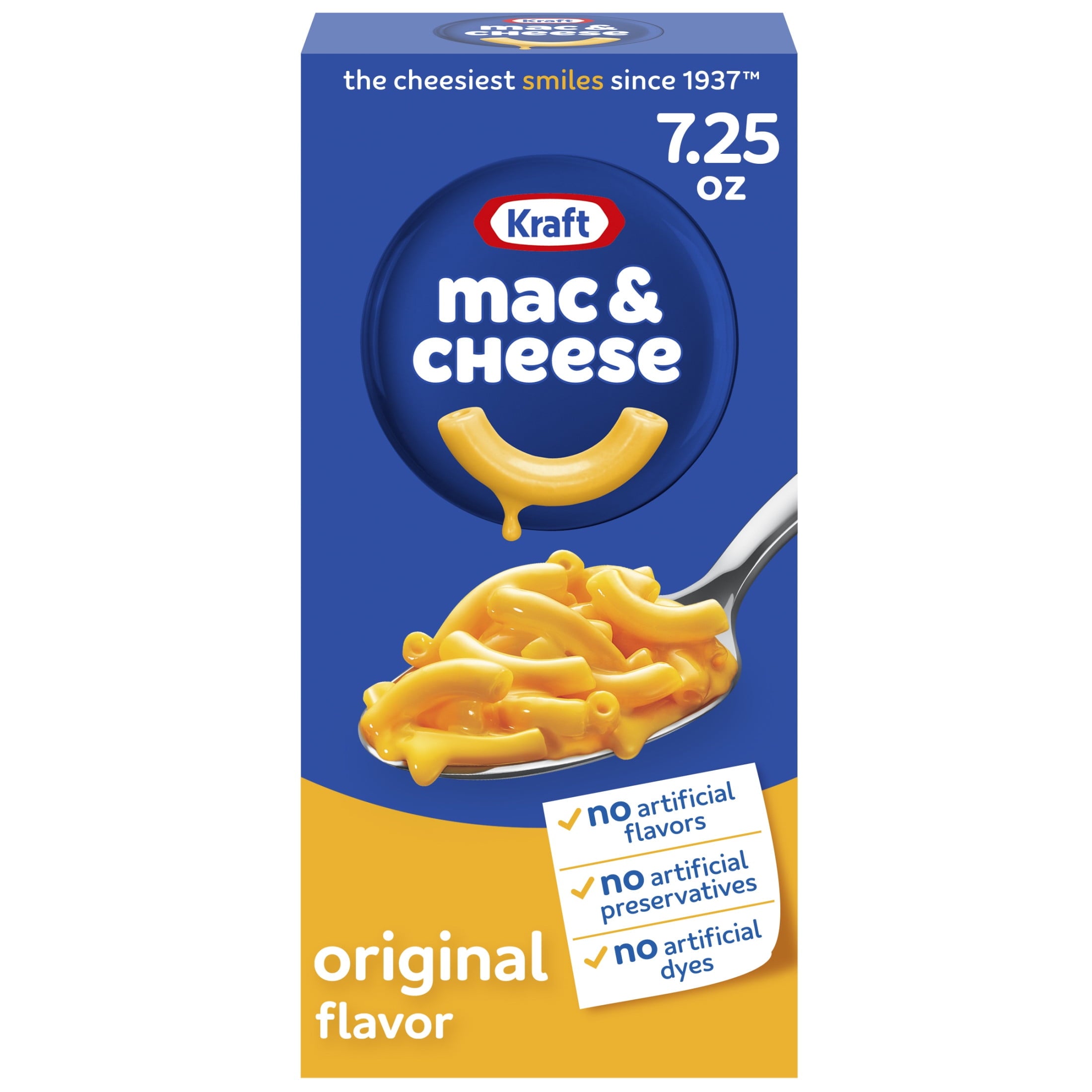 Kraft Original Macaroni And Cheese Dinner 7.25 Oz