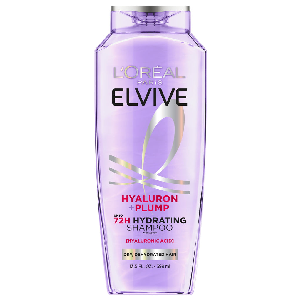 L'Oreal Paris Elvive Hyaluron Plump Hydrating Shampoo 72H Moisture 13.5 fl oz