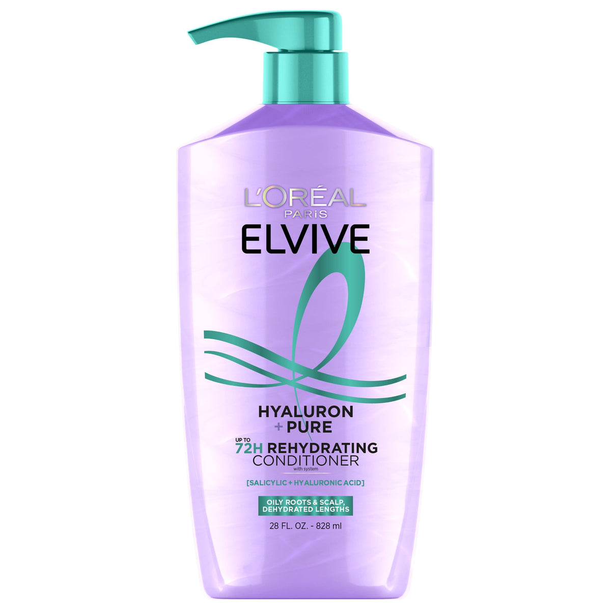 L'Oreal Paris Elvive Hyaluron Pure Rehydrating Conditioner for Oily Hair 28 fl oz