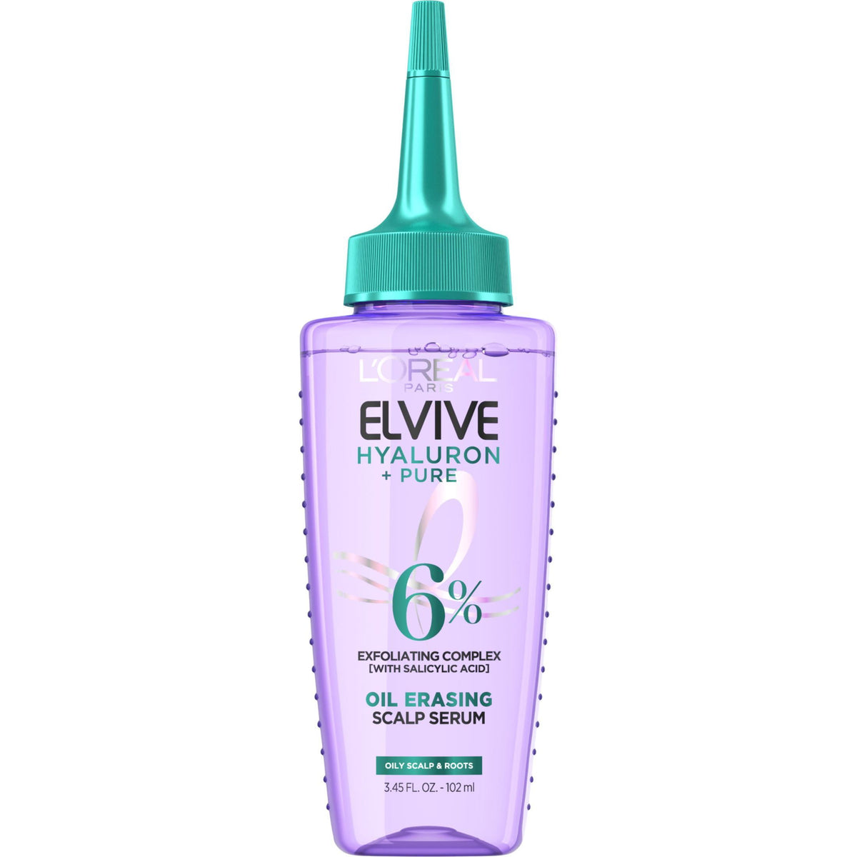 L'Oreal Paris Elvive Hyaluron Pure Scalp Care Oil Erasing Serum for Oily Hair 3.45 fl oz