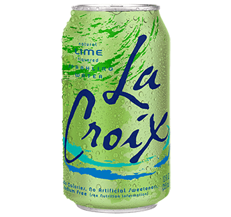 LaCroix Lime Sparkling Water 12 fl oz Cans 8 Pack