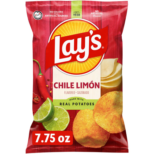 Chile Limón Flavored Potato Chips 7.75 Oz Lay's