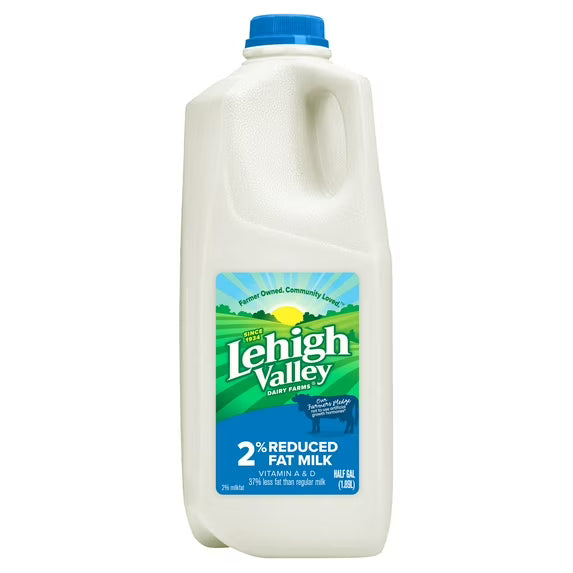 Lehigh Valley 2% Reduced Fat Milk - 64 fl oz