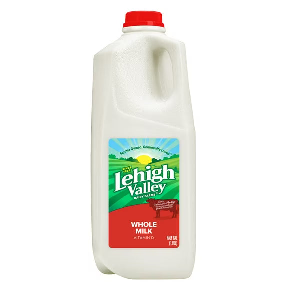 Lehigh Valley Whole Milk with Vitamin D - 64 fl oz