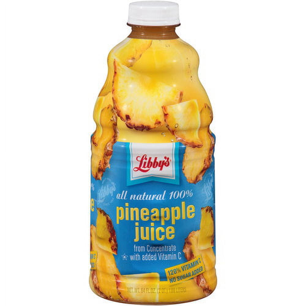 Libby's 100% Pineapple Juice 64 fl oz Bottle
