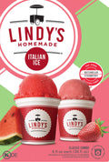 Lindy's Homemade Italian Ice Cups Watermelon Strawberry 6 Count 36 Fl Oz