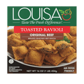 Louisa Original Beef Toasted Ravioli Frozen 16 Oz Box 24 Count