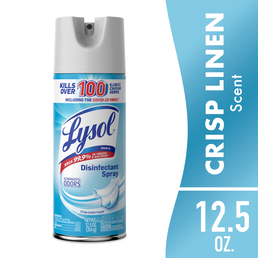 Lysol Disinfectant Spray Crisp Linen 12.5 oz