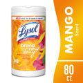 Lysol Disinfecting Wipes Mango & Hibiscus Scent 80 Count