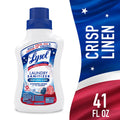Lysol Laundry Sanitizer Additive Sanitizing Liquids for Clothes, Crisp Linen, 41 fl oz