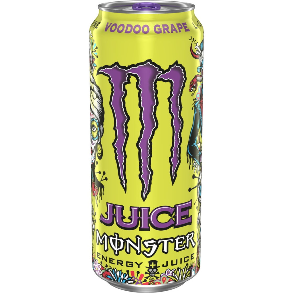 Monster Energy Juice Monster Voodoo Grape Juice Energy Drink 16 fl oz Single Can